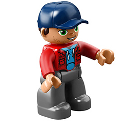 Дядя в синей кепке – фигурка Лего дупло