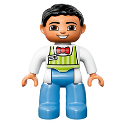Дядя повар (пекарь, официант) – фигурка Лего дупло Б/У