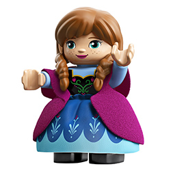 Принцесса Анна (+ юбочка и накидка) – фигурка Лего дупло