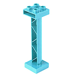 Лазурная колонна (опора моста) – деталь Лего дупло