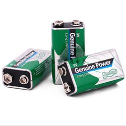 Батарейка 6F22 (Крона) GenuinePower солевая 9.0 в