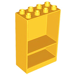 Оранжевый шкаф Лего дупло