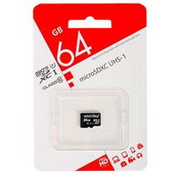 Карта памяти  MicroSD TF 64Gb 10 класс