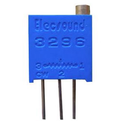 Резистор подстроечный 3296 многооборотный 1 кОм