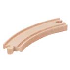 Короткий изогнутый элемент для деревянной железной дороги Ikea