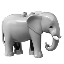 Большой слон – фигурка Лего дупло