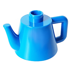 Синий чайник, совместимая с Лего дупло