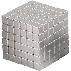 Неокуб никелированный 216+6 кубиков в жестяной коробке
