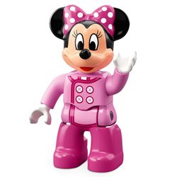 Минни Маус в розовом костюмчике – фигурка Лего дупло