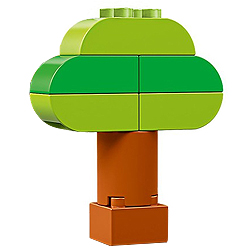 Ясень – сборное дерево из кубиков Лего дупло