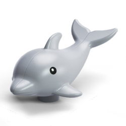 Дельфин – фигурка, совместимая с конструктором Лего дупло