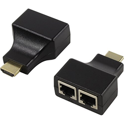 Удлинитель  HDMI пассивный по сетевому кабель Cat5e, до 30 метров