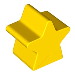 Жёлтая звезда — деталь Лего дупло