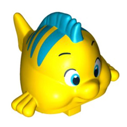 Флаундер, друг русалочки – фигурка Лего дупло