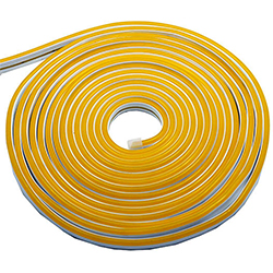 Неоновая светодиодная лента 6х12 мм, жёлтая, 5 метров