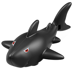 Чёрная акула – фигурка, совместимая с конструктором Лего дупло