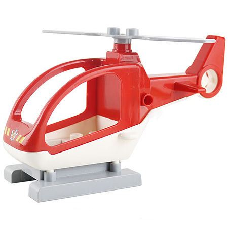 Пожарный вертолёт, совместимый с Лего дупло