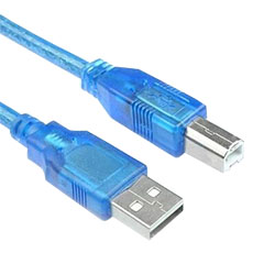 Экранированный кабель USB тип В -> USB тип A 30 см