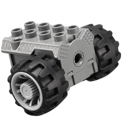 Инерционный двигатель с двумя колёсами – дополнение к Lego DUPLO