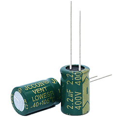 Электролитический конденсатор 2,2 мкФ 400 V