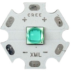 Светодиод CREE XM-L2 голубой лёд, 10 ватт, 20мм