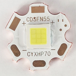 Светодиод XHP70-HI 3В, 35А, 130Ватт, 6000К