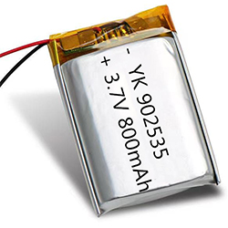 Литий-ионный аккумулятор 800 ма*ч 902535 с защитой