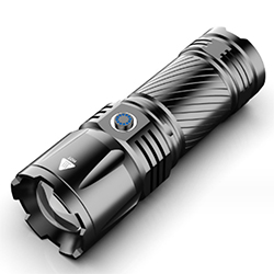 «Лазерный» фокусируемый фонарь 2960 лм на LED X1 + аккумулятор 3*18650
