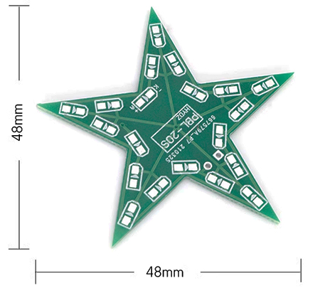 DIY набор «Мерцающая звезда», зелёная