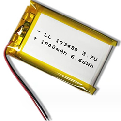 Литий-ионный аккумулятор 1800 mAh 103450 с защитой