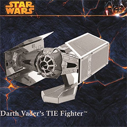 Стальной 3D конструктор «Darth Vader's Tie Fighter»