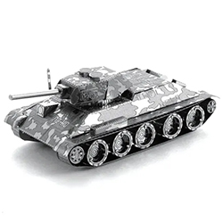 Стальной 3D конструктор «Танк Т-34»