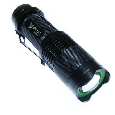 Фокусируемый фонарь 900 люмен под аккумулятор 26650, CREE XM-L U2