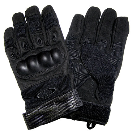 Перчатки тактические чёрные, манжет на липучке (XL)