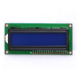 LCD дисплей 1602 символьный на HD44780 с подсветкой, синий
