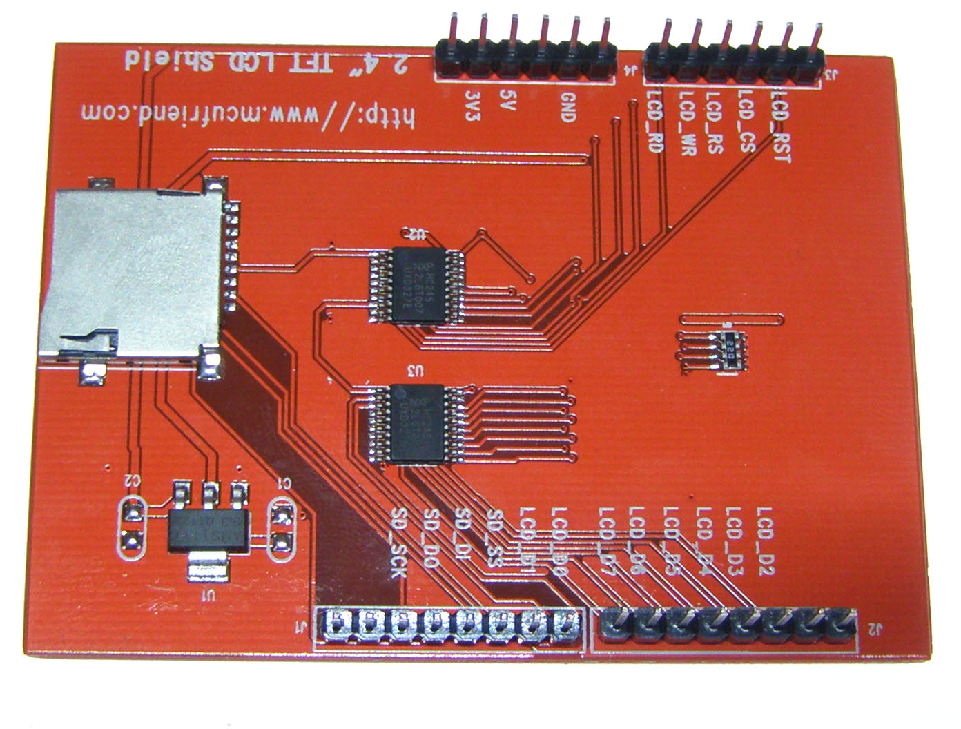 Шилд дисплей для Arduino UNO 320х240 с тачскрином 2,4 дюйма