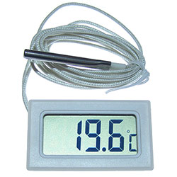 Термометр панельный с выносным датчиком, от -50 до +300 градусов