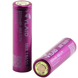 Высокотоковый литий-ионный аккумулятор YLAID 18650 до 40 ампер