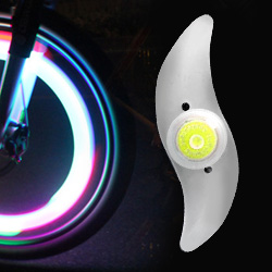 Светодиодный велосипедный RGB «катафот» (светилка-мигалка на колёса)