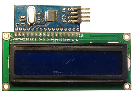 Преобразователь UART в интерфейс LCD 1602
