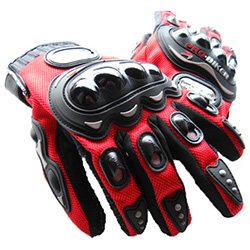 Перчатки PRO-BIKER для экстремалов (вело- мото спорт), красные XL