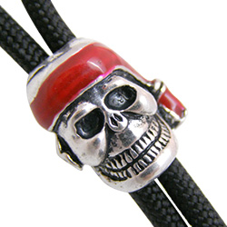 Бусина-череп №6 (пират в красном)