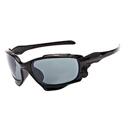 Универсальные очки в спортивном стиле 9045 чёрная оправа