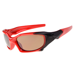 Универсальные очки в спортивном стиле dx68219 красно-чёрная оправа