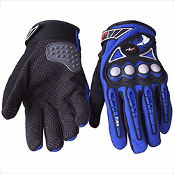 Перчатки PRO-BIKER MCS-23 (вело-, мото спорт), синие, XL