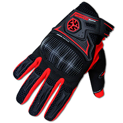 Перчатки scoyco mc23 (вело-, мото спорт), красные-чёрные, L