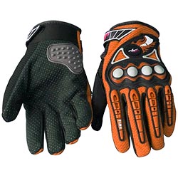 Перчатки PRO-BIKER MCS-23 (вело-, мото спорт), оранжевые, L