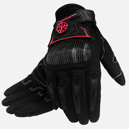 Перчатки scoyco mc23 (вело-, мото спорт), чёрные, L