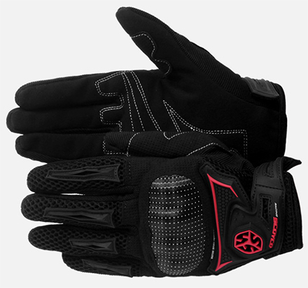 Перчатки scoyco mc23 (вело-, мото спорт), чёрные, M