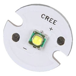 Светодиод CREE XPG2 R5 3C (тёплый) на алюминиевой базе 16мм